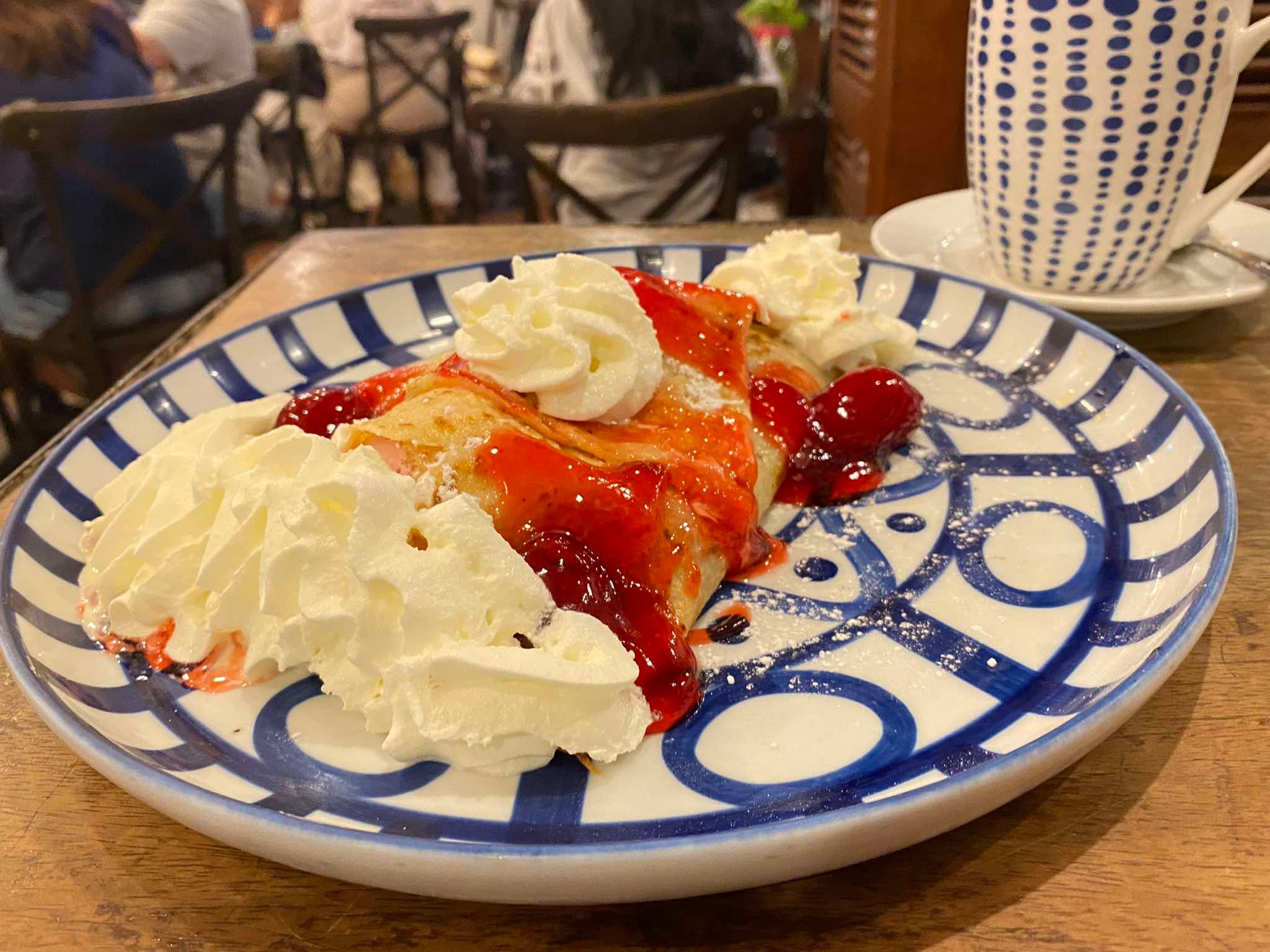 Cafe Breton’s Strawberry Short Crepe