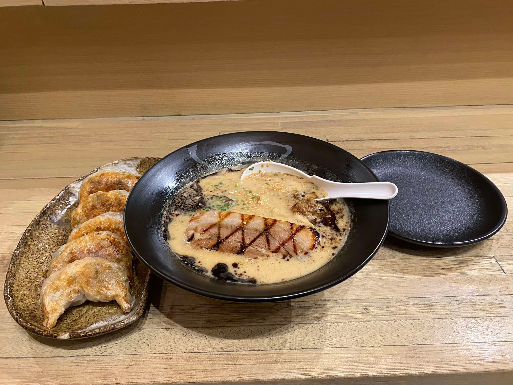 Mendokoro Ramenba’s Shio Ramen and Gyoza