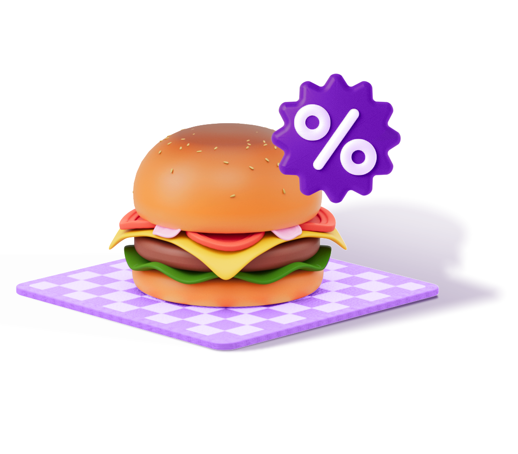 Unlimited 20% off on selected restaurants